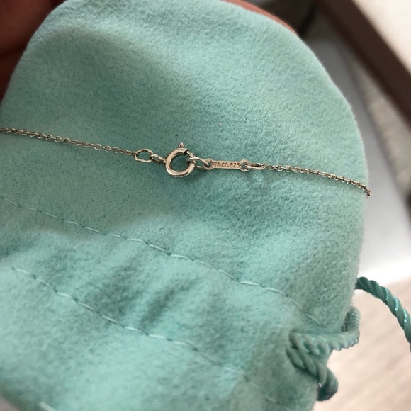 Tiffany & Co. Silver Double Hoop Necklace - Picture 8 of 13